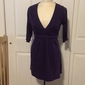Purple maternity dress size Small